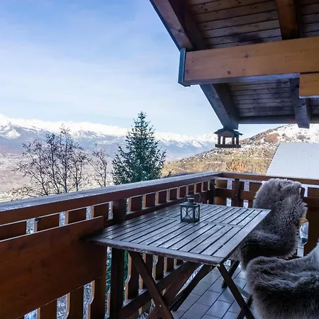 シャレー Le Joyau In - Sleeps 6 - Panoramic Views - 4 Vallees ナンダ