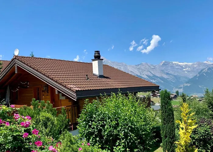 Chalé Chalet Le Joyau In Nendaz - Sleeps 6 - Panoramic Views - 4 Vallees