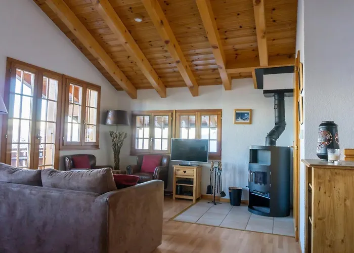 Chalet Chalet Le Joyau In Nendaz - Sleeps 6 - Panoramic Views - 4 Vallees