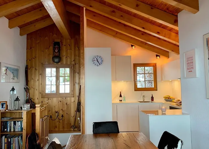 Chalet Le Joyau In Nendaz - Sleeps 6 - Panoramic Views - 4 Vallees Chalé Nendaz