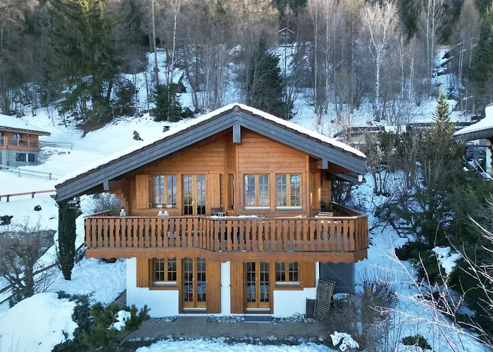 Chalé Chalet Le Joyau In Nendaz - Sleeps 6 - Panoramic Views - 4 Vallees