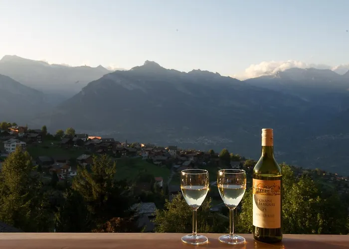 Chalé Chalet Le Joyau In Nendaz - Sleeps 6 - Panoramic Views - 4 Vallees